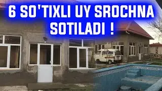 6 SO'TIXLI  XOVLI UY SROCHNA SOTILADI ! чорвоқ уй сотилади