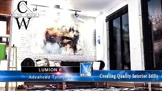 How to set up and render quality interior stills