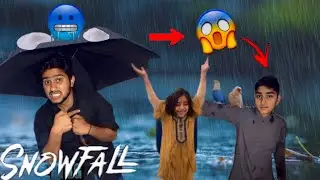 Mosam Kharab Hogaya Barish Main Vlog Banaya | Snowfalling | 😱 Budges Ny Kitny Bachy Nikaly ? 🤔