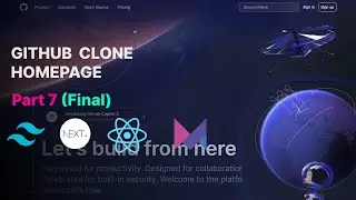 Build GitHub Homepage Clone (Part 7: Footer ) Using NextJs and Tailwind CSS | Next Js Project