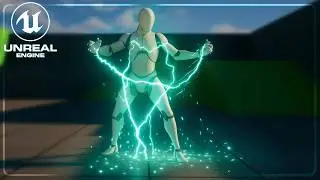 Electrocuting Lightning Effect in UE5 Niagara