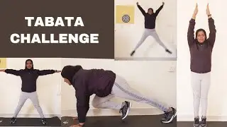 Tabata Workout  || #fitnesschallenge  || #ShahanaAbdulKhader
