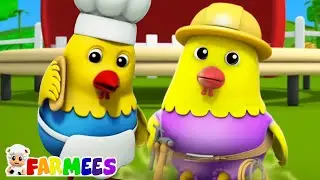 Cinco Gallinas Gordas  Saltando Sobre La Cama  Rimas Infantiles Para Niños