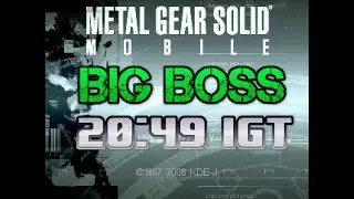 Metal Gear Solid Mobile - Big Boss Rank 20:49 IGT (EKA2L1)