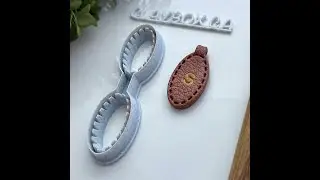 Demo of polymer clay tag cutters