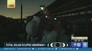 WATCH: Total solar eclipse happens in Indianapolis and Central Indiana