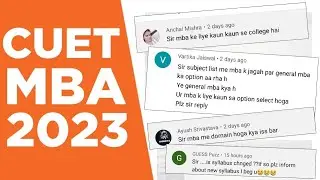 CUET PG 2023 APPLICATION FORM |CUET MBA -2023| EXAM PATTERN | SYLLABUS| CUET MBA PAPER CODE