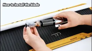 Luke Skywalker V2 Lightsaber Install Disassemble Charge Tutorial | Damiensaber