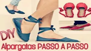 DIY ALPARGATA COM CHINELO | Tendências 2018 - 5 MINUTOS