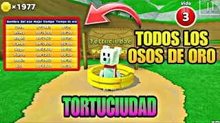 TUTORIAL como CONSEGUIR TODOS los OSOS de ORO en TORTUCIUDAD !! 🐻
