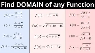 Best Video on Finding Domain of any Function