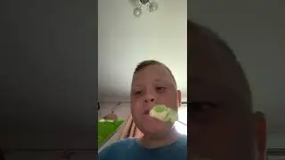 Леденец с кислой пудрой со вкусом яблоко.