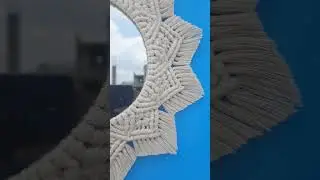 Cotton Macrame Mirror | 