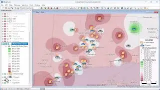 How to perform Retail Trade Area Analysis with GIS mapping software