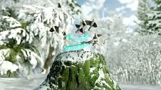 Nature video logo intro