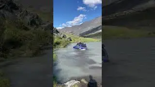 Заплыв!  брод к Талдуринскому леднику
