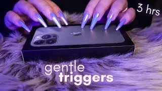 ASMR Gentle Tapping & Scratching Triggers (No Talking) Background ASMR for sleep, work & study