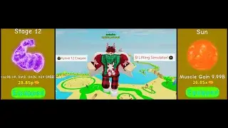🎇Купил 12 Стадию в Lifting Simulator!🎇