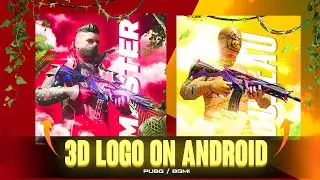 How to make BGMI/PUBG 3D Gaming Logo on android and pc Part-2 | 3D logo tutorial on android