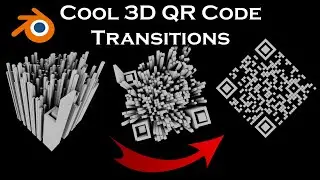 Make 3D QR Code Transitions - Blender Tutorials