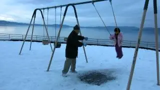 Dad and Sarah at Lake Tahoe