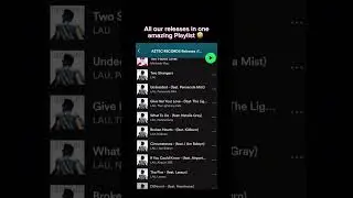 Check out our Playlist on Spotify: “AZTEC RECORDS Releases” 😎