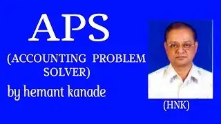solve any accounts problems on android | aps by hemant kanade | in hindi