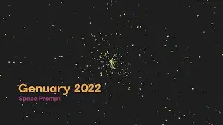 How I Made the Artwork for the Space Prompt | Genuary 2022 | Generative Art | Tutorial