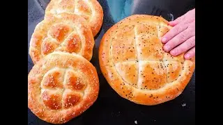ТУРЕЦКАЯ ЛЕПЕШКА / Я не устаю их готовить! Красивая, вкусная и простая в приготовлении