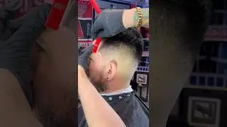 Quick fade from scratch to finish #barber #freshfade #barbershop