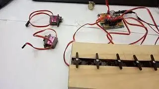 Ардуино NANO V3 подключение 6 сервоприводов MG90S
