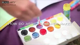 How to make artist brushes in the factory?