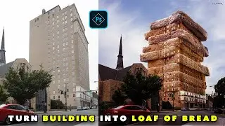 Bread Building - Turn Building into a loaf of bread in Photoshop ! Check Description.