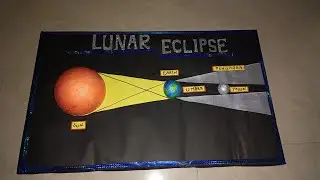 How to make Lunar Eclipse model school project | sst model | school project