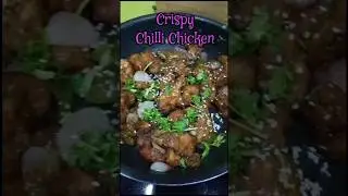Crispy chilli Chicken #snacks #shorts #thebakingfairy #recipe