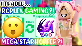 WHAT?! I TRADED ROPLEX!🥵🥺OFFERED FOR HIS MEGA STARHOPPER#adoptmeroblox #adoptmeroblox #preppyroblox