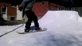 Back Yard Snowboarding Park - Michael and Jeanette