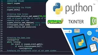 Pygame Tutorial 2- Adding Logo,Title,Background To The Game Window