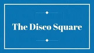 The Disco Square - Clip from Livestream
