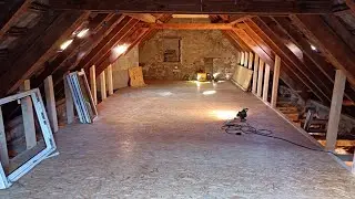 Rénovation : étape 6 , mise à niveau de l'étage du haut