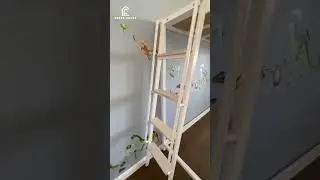 Кровать чердак из металлического каркаса. Порошковая покраска. Надежный сварной конструктив.