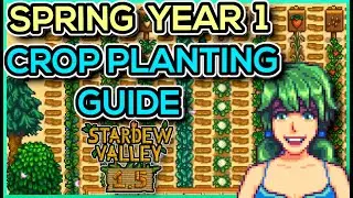 DON'T FORGET THESE DATES | Spring Year 1 Crop Planting Checklist - Stardew Valley 1.5