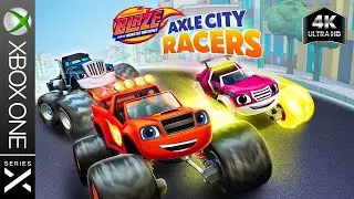 Blaze and the Monster Machines: Axle City Racers | Full Game Playthrough | 4K - No Commentary