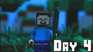 LEGO Minecraft Survival Day 4 (Stop Motion Animation)