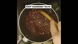 Cranberry sauce