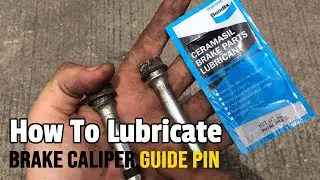 How To Lubricate BRAKE CALIPER PIN | Stuck Up Caliper Guide Pin Fix Step by step DiY Guide