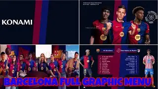 PES 2017 | BARCELONA FULL GRAPHIC MENU