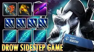 DOTA 2 - DROW RANGER, SIDESTEP FACET GAMEPLAY | TOP RANK IMMORTAL | FULL GAME