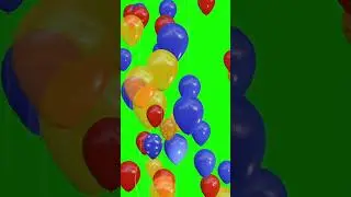 FREE HD Green Screen - BALLOONS FLOATING UP