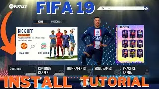 HOW TO INSTALL FIFA 19 PATCH 23- fifa 23 graphics,adbords,banners & fifa 23 kits-step by step guide
